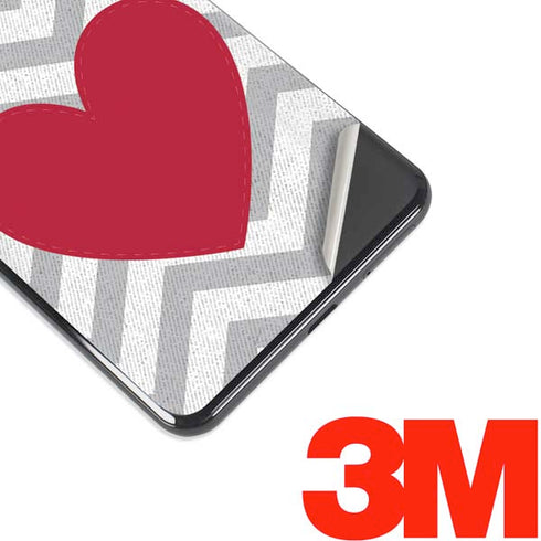 Chevron Heart Google Pixel 3 XL Skin